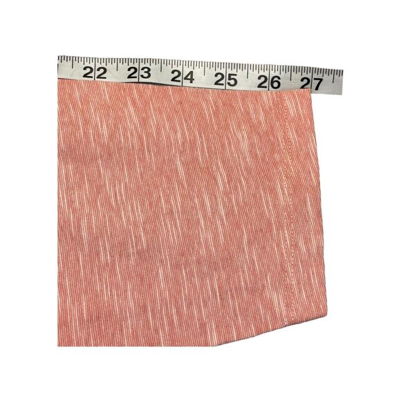 Christopher & Banks Shirt Womens 1X Coral Pockets Henley Neck Casual Long Sleeve - Picture 6 of 6